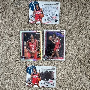 Topps Chrome Rainbow fractor Washington Wizards Tre Johnson lll Rookie Lot